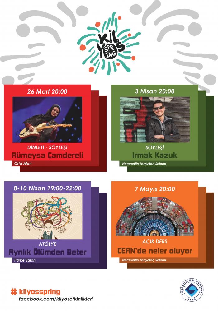 Kilyos Spring etkinlikleriyle kampüse bahar geliyor